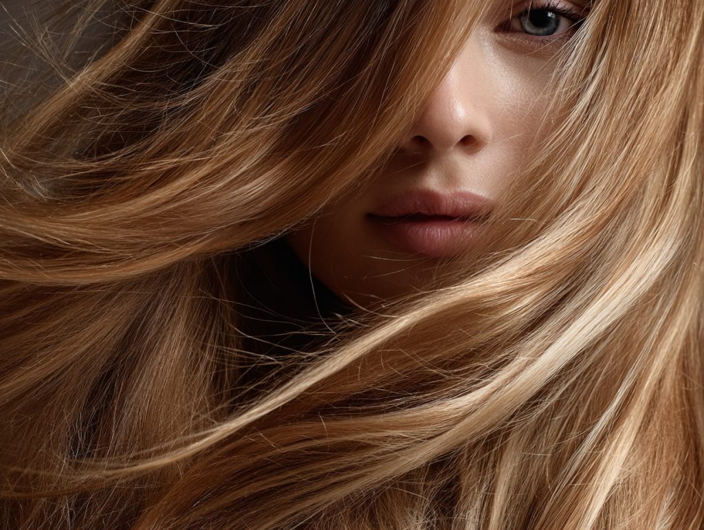 Katlı kesim uzun saç modeli, hacim ve hareket veren katlı uzun saç